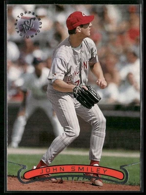 1996 TOPPS STADIUM CLUB JOHN VALENTIN CINCINNATI REDS #124 - Image 1 of 3