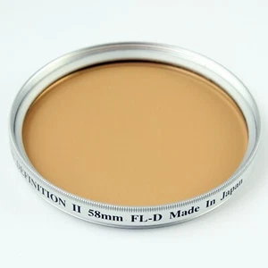 Opteka HD II 58mm Fluorescent-to-Daylight Color Correction Filter Chrome Rim - Picture 1 of 1