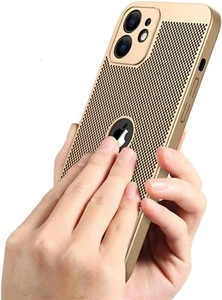 For iPhone 15 Pro Max Plus 14 13 12 11 X 8 7 SE Heat Dissipation Breathable Case - Picture 1 of 10