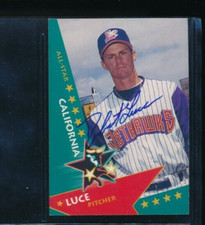 1997 California Carolina League All-Stars Rob Luce #15 signed auto autograph