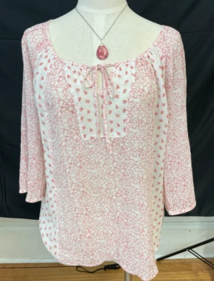 Blusa puff camponesa boho bordada azul marinho antiga manga curta tamanho grande - Imagem 1 de 4