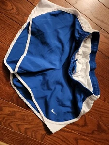 Girls Nike Shorts Dri-Fit Size L Blue - Picture 1 of 5