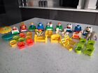 Vintage 1970s Play Family By Fisher-price People Figures Vehicles And Furniture