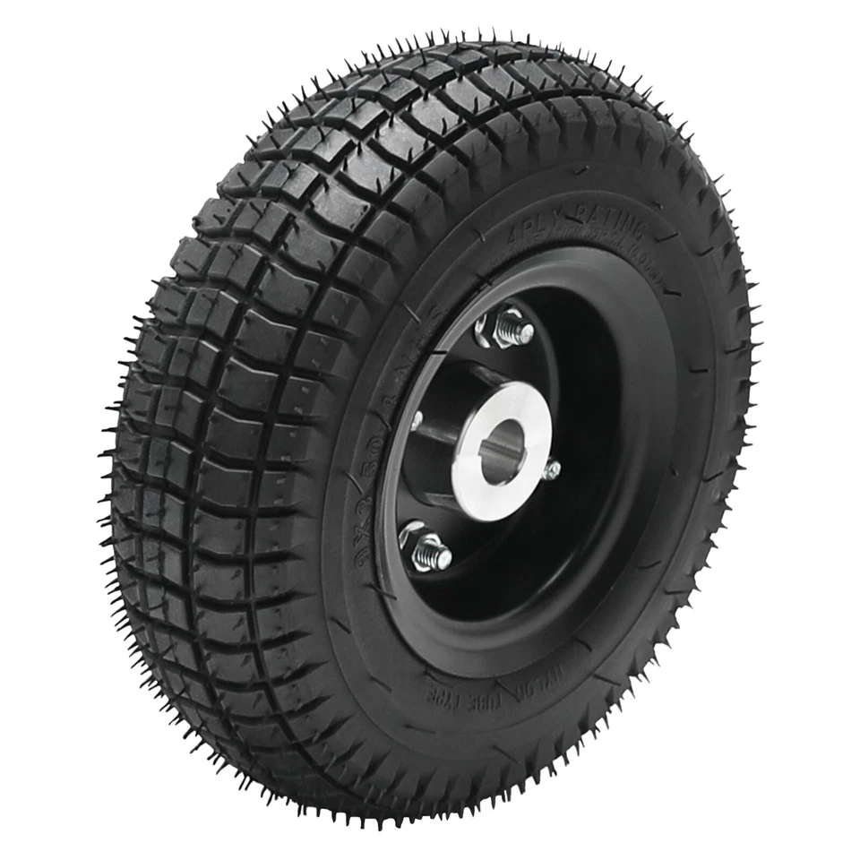 Roda dianteira 9x3.50-4 aro de pneu roda de 9 polegadas para carrinho de scooter cortador de cadeira elétrica - Imagem 1 de 4