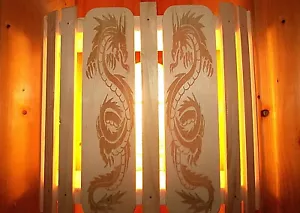 Pantalla de madera para sauna - Imagen 1 de 8