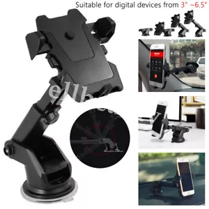 Car Phone Holder Universal Mount Mobile iPhone Windscreen Dashboard or Air Vent - Picture 1 of 12