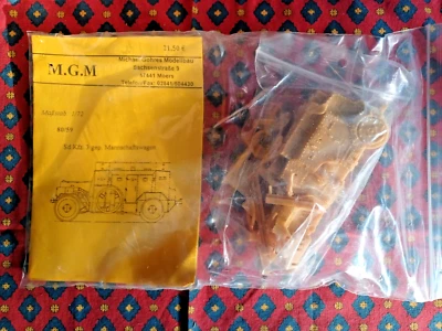M.G.M. 80/59 - SdKfz 3 Gep. Mannschaftswagen Krupp-Daimler 1921  resin kit  1:72 - Immagine 1 di 2