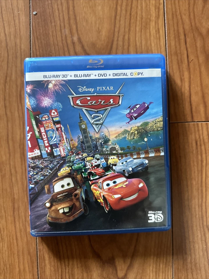 Cars 2 (Blu-ray, Blu-Ray 3D 3-Disc Set) No Digital Copy - Image 1 of 1