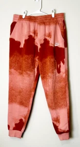 Nike Jogger Pants Kids Youth Size XL Orange Nike club fleece big kids printed. - Picture 1 of 13