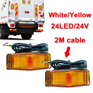 2x24v Car Led Side Marker Light For Kelsa Bar Van Lorry Truck Trailer Tail Lamp - Bild 1 von 19