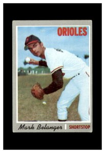 1970 TOPPS BASEBALL #615 MARK BELANGER BALTIMORE ORIOLES