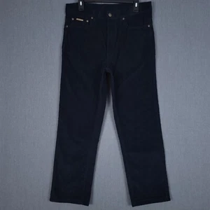 Pantalones de vestir Peter Christian para hombre 34x28 (32x28) azul fino de pana de ballena pantalones - Imagen 1 de 10