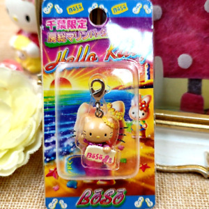 Sanrio Hello Kitty Zipper Charm Boso Tanned Skin Charm Gotochi Japan 2005 RARE