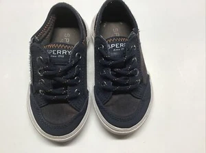 Sperry Toddler Boys Size 6m Tennis Shoes Baby Youth Unisex Girls Blue Junior - Picture 1 of 9