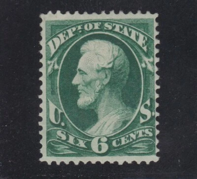 US O60 6c State Department Official Mint F-VF OG H SCV $250 - Image 1 of 2