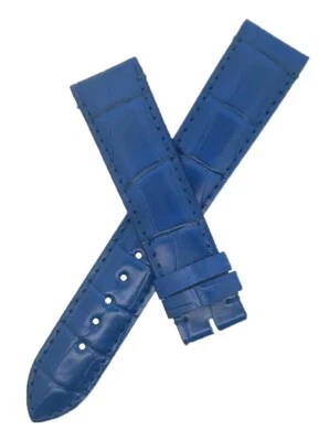 Gucci 20mm x  18mm Dark Blue Alligator Leather Watch Band Strap - Image 1 of 3