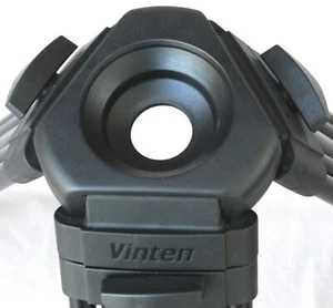Vinten V3822-0001 Single-stage Black Aluminium 75mm Pozi-Loc Video Tripod - Mint - Picture 1 of 6