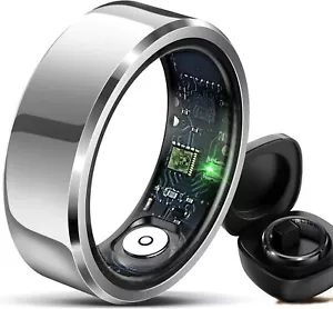 HitTopss Intelligenter Fitnesstracker-Ring Herzfrequenz & Blutsauerstoff IP68 - Bild 1 von 6