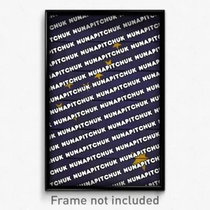 Nunapitchuk Alaska Poster (AK City Souvenir 11x17 Town Print) - Picture 1 of 1