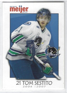 2006-07 Plymouth Whalers (OHL) Tom Sestito