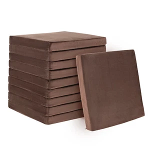 10 PCS Seat Cushions Gel Memory Foam Non-slip Bottom Dining Office 18" x 18" - Picture 1 of 14