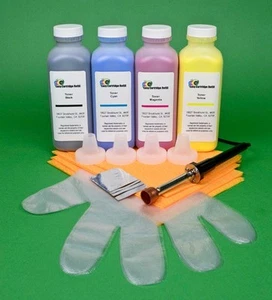 Lexmark C510 C510n C510dtn C-510 4-Color Toner Refill Kit with Hole-Making Tool - Picture 1 of 1