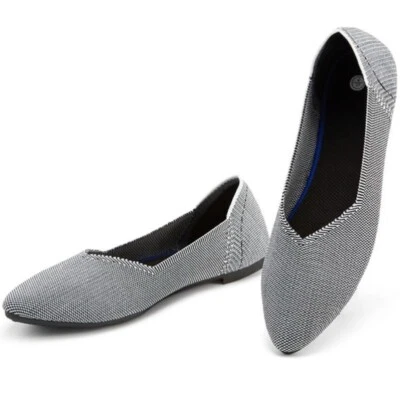 Zapatos de ballet planos con punta en punta lavables a máquina Melmand para damas, talla EU 39 US 9 Foto 1 de 4