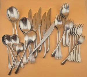 Rosenthal Besteck 30 Teilig Edelstahl Studio Linie Stahl Kurve - Bild 1 von 9