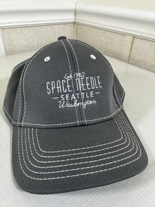 Sombrero Space Needle Seattle WA Slideback ACE EE. UU. Algodón Bordado Ajustable - Imagen 1 de 7