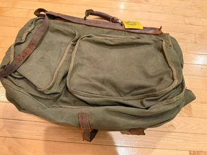 💙RARA WWII U.S. Army Air Forces Flight Bag Indumenti Borsa Valigia Abbigliamento Tela - Foto 1 di 16
