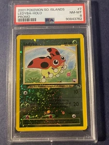 PSA 8 Ledyba Holo Promo Islas del Sur 2001 Pokemon - Imagen 1 de 2