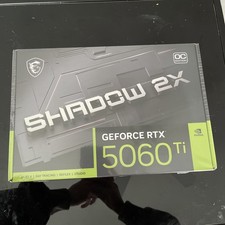 MSI GeForce RTX 5060 Ti 16GB SHADOW 2X OC PLUS (pristine )