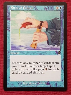 Magic The Gathering ODYSSEY RITES OF REFUSAL blue card MTG - Image 1 of 2