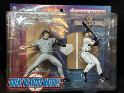 Takara Great Players Match Action Figure Ichiro VS Roger Clements MLB Hot fight - Image 1 of 4