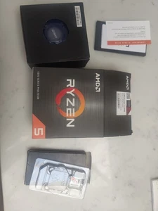 AMD Ryzen 5 5600 Processor (4.4 GHz, 6 Cores, Socket AM4) with box and cooler - Afbeelding 1 van 4