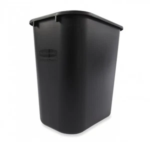 New Rubbermaid Deskside 2956 Soft Wastebasket Medium - Black 26.6L - Picture 1 of 1