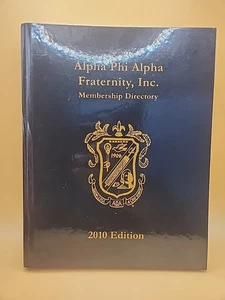 Alpha Phi Alpha Membership Directory 2010 Edition Hardcover Baltimore MD Brother - Bild 1 von 7
