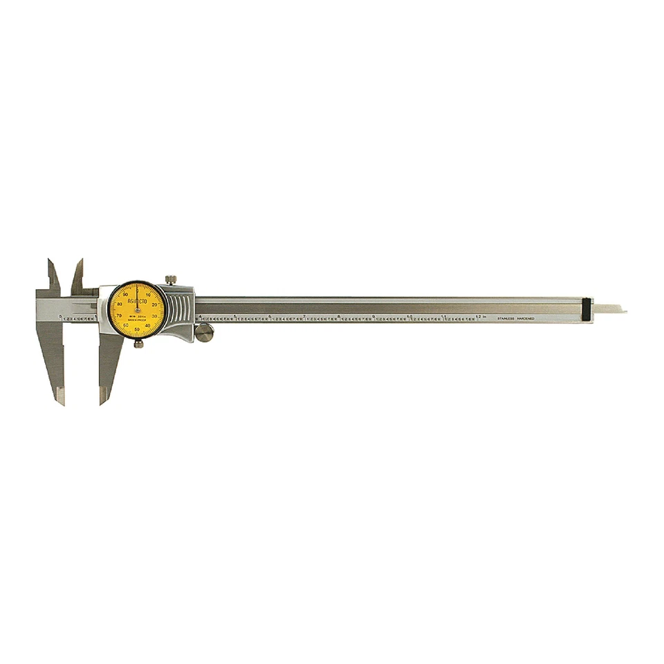 Asimeto 304-12-5 12" Extra Smooth Calibrated Dial Caliper - Image 1 of 1