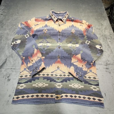 Territory Ahead Shirt Mens XLT Multicolor Aztec Southwestern Button Up Cotton - Image 1 of 4
