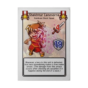Level 99 Pixel Tactics Pixel Tactics - HD Leader Card - Shekhtur Lenmor Bag NM - Picture 1 of 2