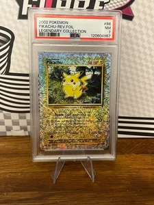 2002 Pokemon Legendary Collection #86 Pikachu - Reverse Foil PSA 7 - Bild 1 von 2