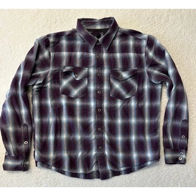 PrAna Mens Long Sleeve Flannel Shirt Medium - Image 1 of 4
