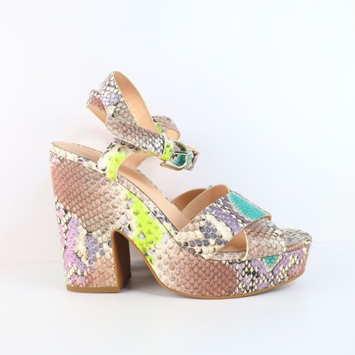 Sandali plateau Kate Spade stampa pelle di serpente 8 5 0315