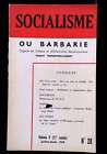 SOCIALISME OU BARBARIE, ORGANE DE CRITIQUE ET D'ORIENTATION REVOLUTIONNAIRE N°28