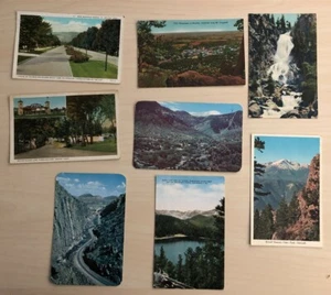 Lot of 8 Colorado Vintage Postcards Denver Ft Collins Boulder Big Thompson  - Picture 1 of 9