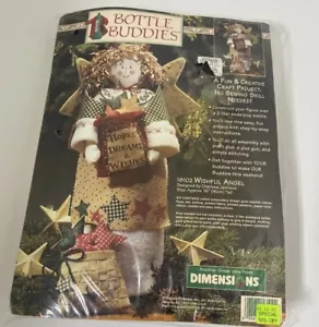 Vintage Dimensions Bottle Buddies Wishful Angel Craft Kit 1996 NIP - Picture 1 of 2