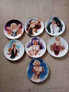 7X Bradex Delphi The Magic Of Marilyn Collection Plates.
