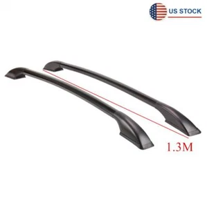 1.3M Refit Car Roof Luggage Rack Side Bars Rails Top Perforation-Free Trim USA - Bild 1 von 13