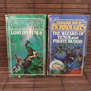 Edgar Rice Burroughs Lot 2 Venus Series Lost On Venus Wizard Of Venus PB Books - Picture 1 of 11