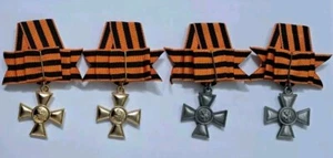 Russia,WW1 Order Medal Cross St.Georgeus, with Bow,4 pcs. REPLICA - Picture 1 of 12